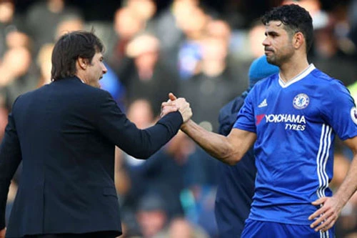 Diego Costa cho rằng HLV Conte không thể trụ lâu trên 