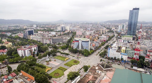 Khu vực trung tâm thành phố.