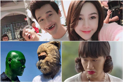 Loạt ảnh hậu trường "khó đỡ" của Bách (Xuân Nghị) phim Nhà trọ Balanha