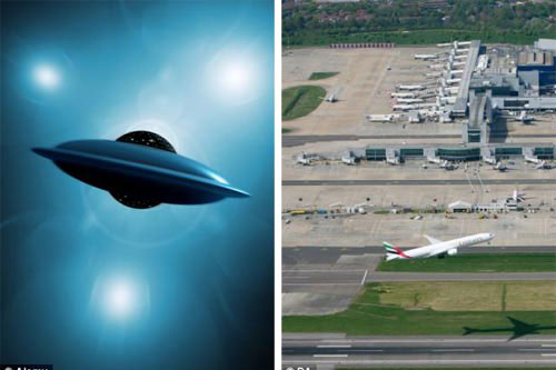 Tận mắt thấy 2 đĩa bay ở Anh