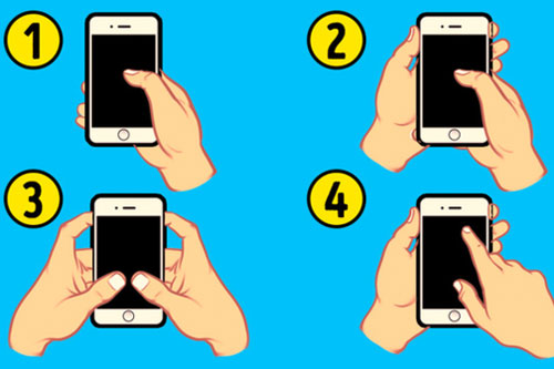 Cách cầm điện thoại của bạn sẽ tiết lộ những phẩm chất để trở thành người nổi tiếng của bạn