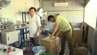 Bình Phước: Liên tục xử phạt các cơ sở sản xuất khẩu trang không phép