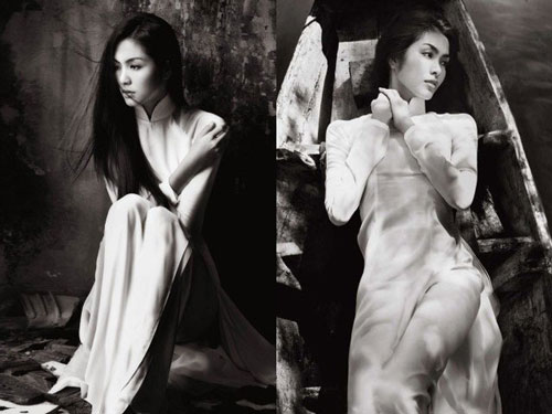 Bộ ảnh áo dài thời chưa chồng của Tăng Thanh Hà gây "sốt" trở lại, ai xem cũng ngẩn ngơ