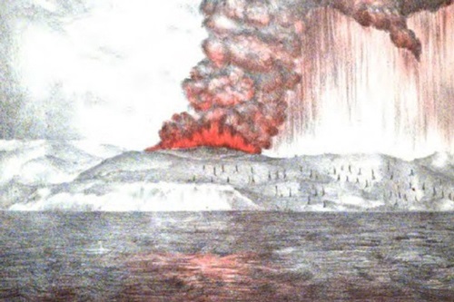 Núi lửa Krakatau rung chuyển thế giới, bằng 10.000 quả bom nguyên tử Hiroshima