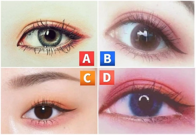 Bạn chọn mắt của cô gái nào?