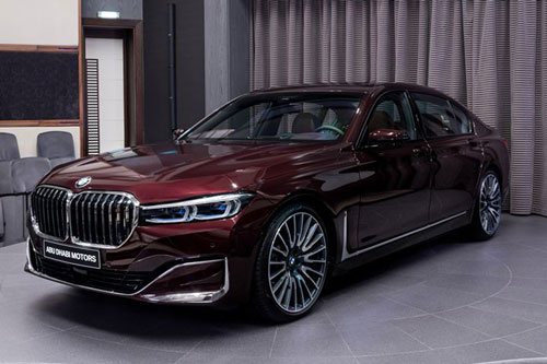 BMW 750Li 2020 ấn tượng với màu sơn Royal Burgundy Red