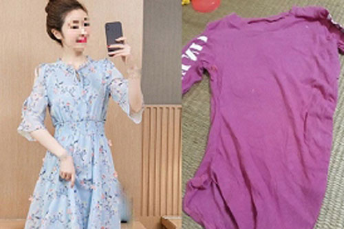 Đặt váy hoa "sang chảnh", cô gái uất nghẹn nhận về thứ như giẻ lau nhưng chi tiết này mới gây bức xúc