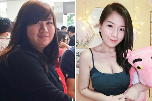 Từng nặng 122 kg, cô gái "lột xác" thành hot girl quyến rũ