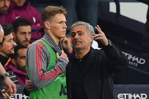 McTominay và Mourinho.