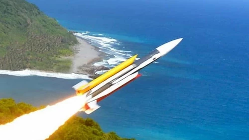 Tên lửa hành trình siêu âm tầm xa mới của Đài Loan có tính năng kỹ chiến thuật rất đáng gờm. Ảnh: Jane's 360.