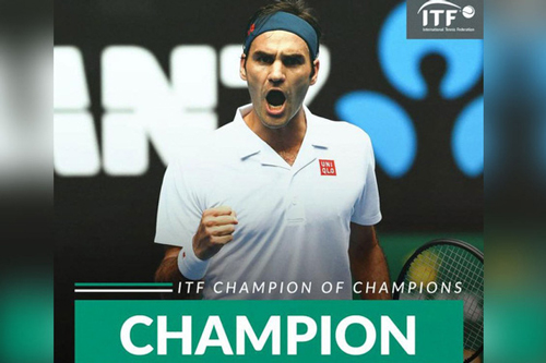 Roger Federer được bầu chọn là "nhà vô địch vĩ đại nhất"