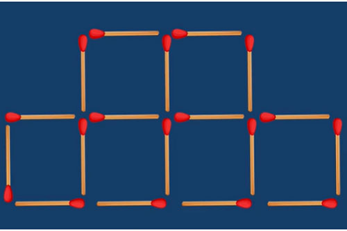 "Rối não" với câu đố di chuyển que diêm cực khó