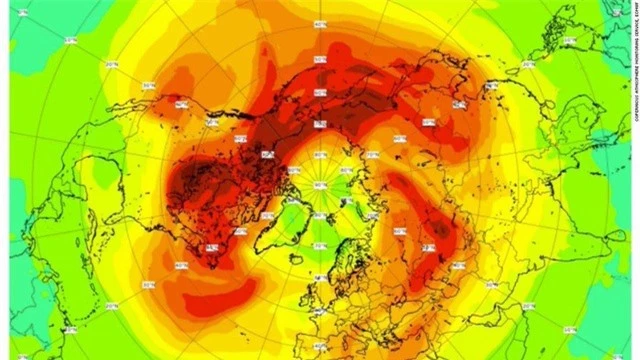 Lỗ thủng tầng ozone lớn nhất từ ​​trước đến nay ở Bắc Cực đã “lành” lại - 1