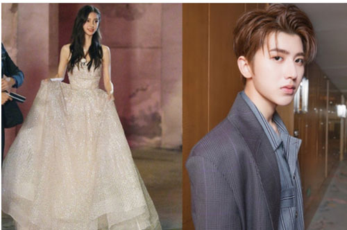 Angelababy xinh như công chúa trên trường quay Keep Running mùa 8