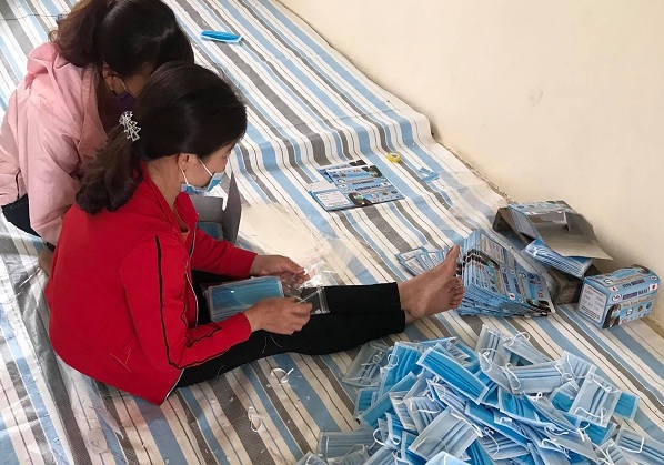 Thanh Hóa: Xử phạt cơ sở sản xuất khẩu trang không có giá trị sử dụng 