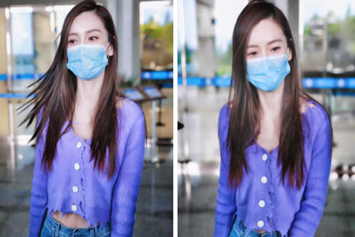 Angelababy khoe khéo eo thon nhưng vòng một như màn hình phẳng của cô mới là tâm điểm chú ý