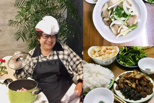 NSƯT Minh Vượng nấu phở, bún thịt nướng Hà Nội như đầu bếp chuyên nghiệp