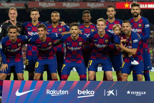 4. Barcelona (Tây Ban Nha, giá trị đội hình: 852,65 triệu euro).