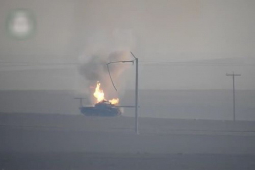 Xuất hiện thông tin xe tăng Armata bị phá hủy tại Syria