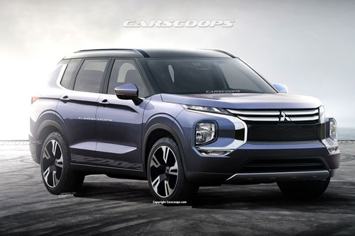 Mitsubishi Outlander 2021 thiết kế 'siêu hầm hố', đe Honda CR-V, Hyundai Tucson, Mazda CX-5