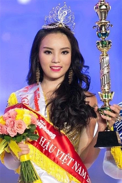 Năm 18 tuổi, Kỳ Duyên bất ngờ trở thành Hoa hậu Việt Nam 2014. Thời điểm đó, cô vượt qua nhiều ứng viên nổi bật