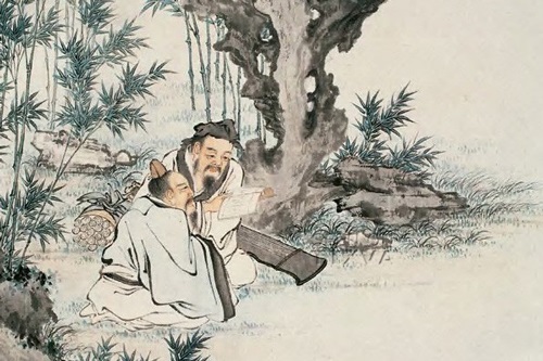 Thán phục với đạo lý thâm sâu Khổng Tử dạy học trò