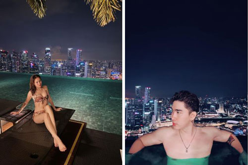 Cố tình che giấu nhưng Ninh Dương Lan Ngọc và Chi Dân vẫn để lộ việc đi du lịch Singapore cùng nhau