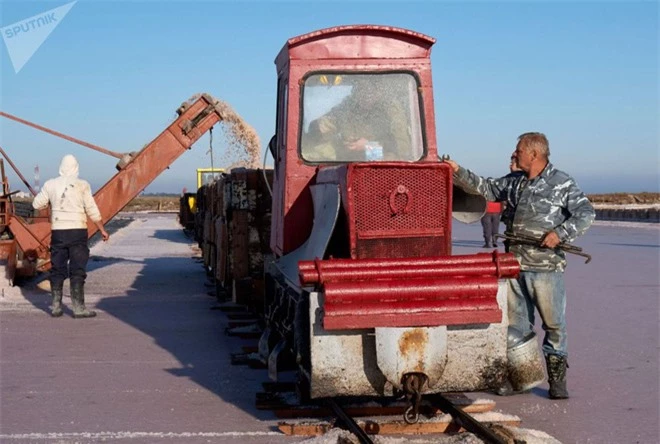 “Săn” muối hồng tại Crimea - Ảnh 2.