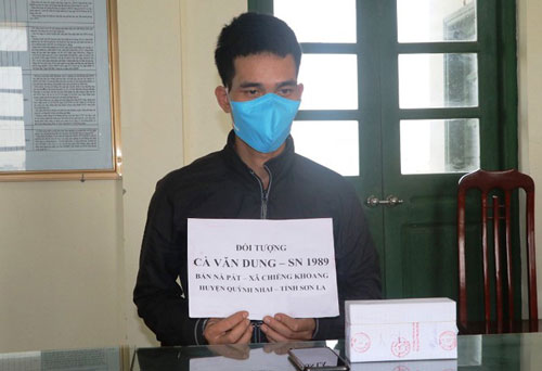 Bắt đối tượng vận chuyển 4.000 viên ma tuý từ Sơn La về Nam Định