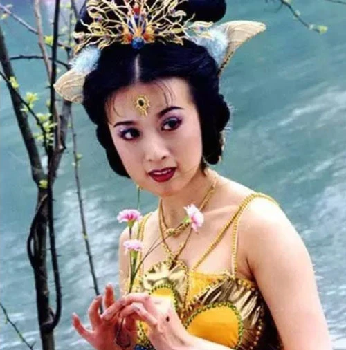 Kim Xảo Xảo vào vai Khổng Tước công chúa và cô thôn nữ trong Tây Du Ký 1986. Khuôn mặt thanh tú, dáng người gợi cảm, uyển chuyển trong từng điệu múa cùng với đó nụ cười duyên nhẹ nhàng của Kim Xảo Xảo khi đó đã hớp hồn không biết bao nhiêu khán giả.