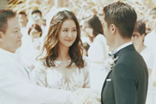 Ảnh mới công bố trong đám cưới Lâm Tâm Như