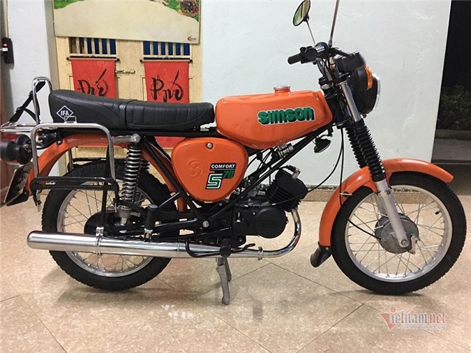 Xe máy Simson đời 1985 giá 12 triệu 'hồi sinh' đẹp long lanh