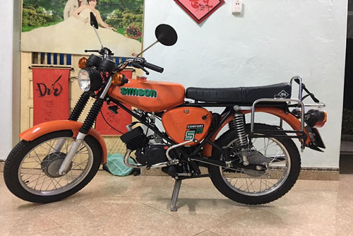 Xe máy Simson đời 1985 giá 12 triệu "hồi sinh" đẹp long lanh