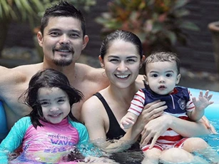 Khoảnh khắc 'ướt át' gây sốt của bốn thành viên nhà Marian Rivera