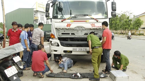 Xe tải gây tai nạn chết người của tài xế Hùng