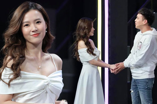 Tưởng "crush" Quốc Trường, Midu quay sang thả thính Hồ Quang Hiếu trên sóng truyền hình