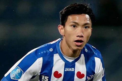 Một số CLB châu Âu sẵn sàng tranh Văn Hậu với Heerenveen