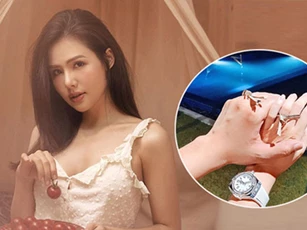 Diễn viên Phương Anh được cầu hôn bằng nhẫn cỏ