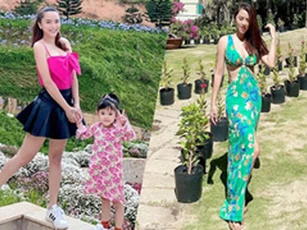 Ngoại hình 'gái ba con' Hải Băng
