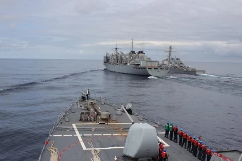 Biên đội hải quân lớn của NATO đã tiến vào biển Barents. Ảnh: TASS. Biên đội hải quân lớn của NATO đã tiến vào biển Barents. Ảnh: TASS.