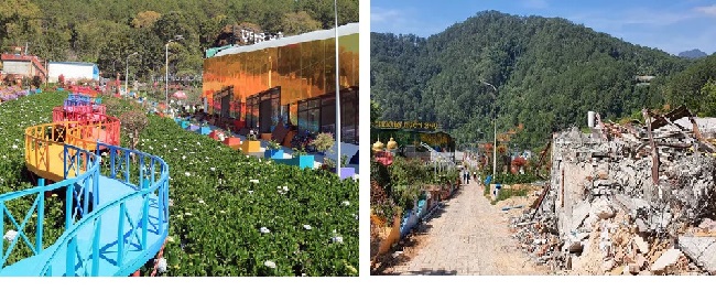 Đà Lạt: Cưỡng chế tháo dỡ Vườn Thượng Uyển Bay vì xây dựng không phép