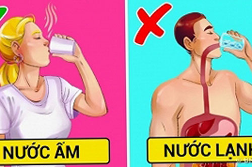 Những sai lầm khi uống nước lạnh dễ gây ảnh hưởng sức khỏe