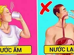Những sai lầm khi uống nước lạnh dễ gây ảnh hưởng sức khỏe