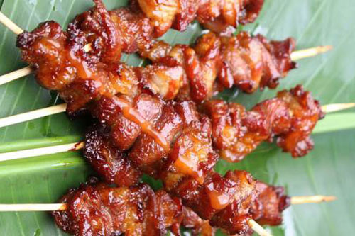 Cách làm món thịt xiên nướng nước cốt dừa đậm đà, mềm tan trong miệng