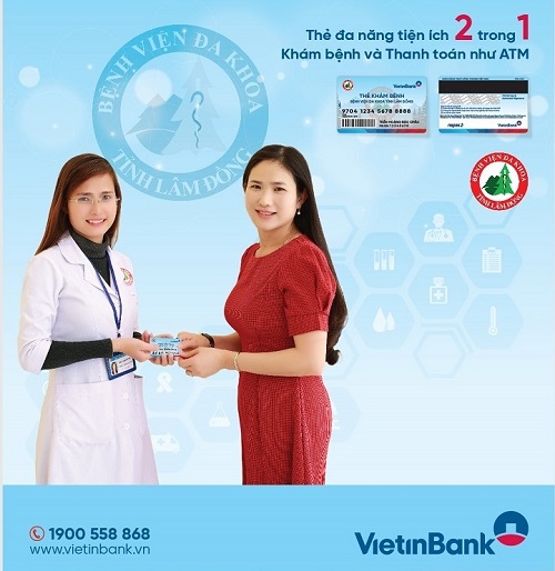 VietinBank Lâm Đồng ra mắt thẻ khám bệnh thông minh