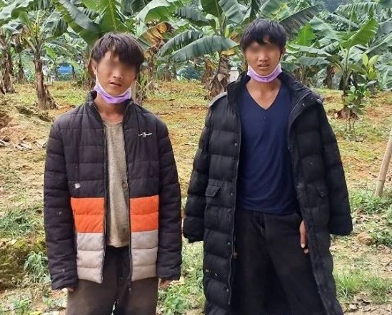 Hai thanh niên trốn khỏi khu cách li tập trung ở Mường Khương từ 28/4/2020 đến nay chưa có tung tích. Nguồn: Ban chỉ đạo Covid-19 tỉnh Lai Châu.