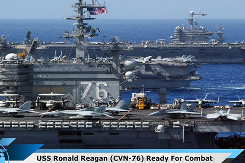 Mỹ: Tàu sân bay USS Ronald Reagan tái xuất