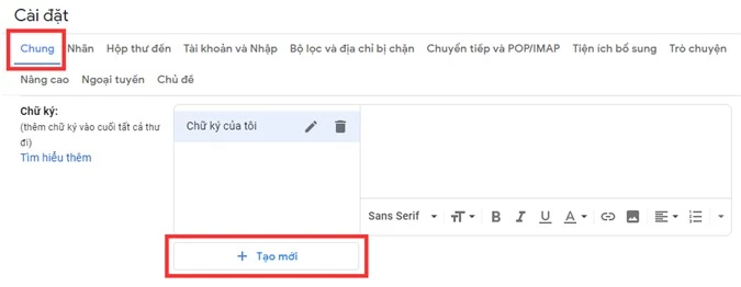 Cách tạo nhiều chữ ký trên Gmail bằng công cụ có sẵn của Google