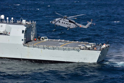 Siêu trực thăng quân sự Canada mất tích trên biển