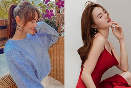 Minh Hằng khoe 'góc nghiêng nhọn hoắt' nhưng sao trông y hệt Ninh Dương Lan Ngọc?